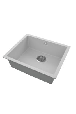 GraniteMy Universal Graniittinen Harmaa Tiskiallas 50x40 cm Päälleasennus, Alasasennus ja Tasoon upotus RST Tulppa 1208970745