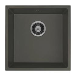 GraniteMy Universal Graniitti Harmaa, tumma Pesuallas 40x40 cm Päälle asennettava, Ala-asennettava ja Tasoon upotettava Gun metal Tulppa 1208970746