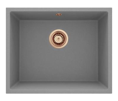 GraniteMy Universal Graniittinen Harmaa Tiskiallas 50x40 cm Päälleasennus, Alasasennus ja Tasoon upotettava Kuparitulppa 1208970761
