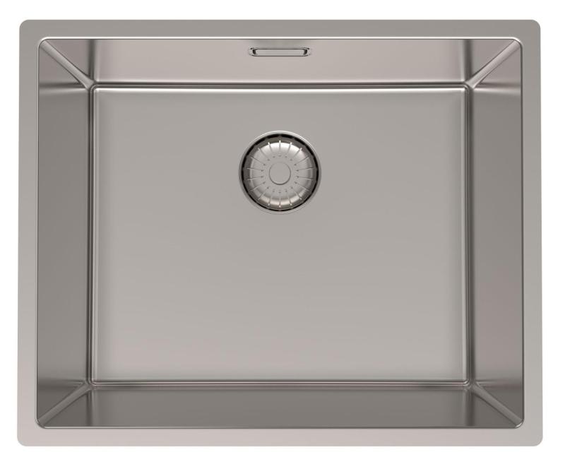 Pure.Sink Prestige Yhdistelmäsarja ruostumattomasta teräksestä valmistettu tiskiallas 50x40 cm ruostumattomasta teräksestä valmistetulla keittiöhanalla 1208970762