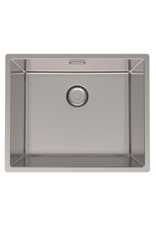 Pure.Sink Prestige Yhdistelmäsarja ruostumattomasta teräksestä valmistettu tiskiallas 50x40 cm ruostumattomasta teräksestä valmistetulla keittiöhanalla 1208970762