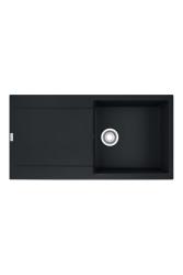 Franke Maris MRG 611-97 Fragranite Matti Musta Pesuallas 97 x 50 cm Päälleasennettava Valutusalueella 114.0628.967
