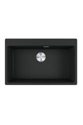 Franke Maris MRG 610-70 TL Fragranite Matti Musta Allas 78 x 50 cm Päälle asennettava hanareikäpenkki 114.0668.727