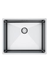 Franke Bolero Plus New R10 B2X 210-50-40 RVS Pesuallas Pinta-asennus, alaosa ja päälle asennus 50x40 cm 127.0728.977