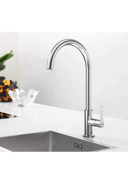 Franke Maris Slim J Keittiöhana Pyörivä Pyöreä Ulosvirtaus Musta 115.0728.386