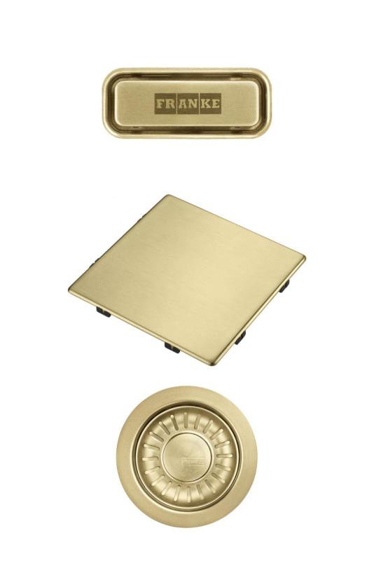 Franke Kubus 2.0 color set Drainage set Gold 1208970836