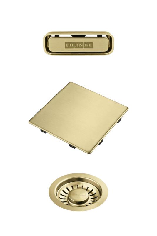 Franke Kubus 2.0 color set Drainage set Gold 1208970836