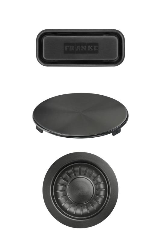 Franke Maris color set Drain set Gun Metal 1208970839