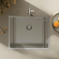 Pure.Sink Exclusivo RVS -allas 50x40 cm 10mm säde ala-asennus, tasoinstallatio ja päälle asennus PEX5040-02