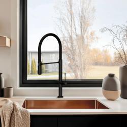 Pure.Sink Exclusivo Kuparinen tiskiallas 50x40 cm 10mm säde alapuoli, tasorakentaminen ja päälle rakentaminen PEX5040-62