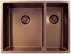 Pure.Sink Exclusivo Kupari 1,5 puolitoista pesuallas 34+18 cm 10mm säde PEX341840-62