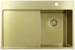 Pure.Sink Exclusivo Kultainen pieni tiskiallas valutusalueella 78x52 cm Tapwing oikealla PEX3478RT-60