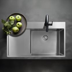 Pure.Sink Exclusivo RST tiskiallas ja kuivausalue 86x52 cm Tapwing oikealla PEX5086RT-02