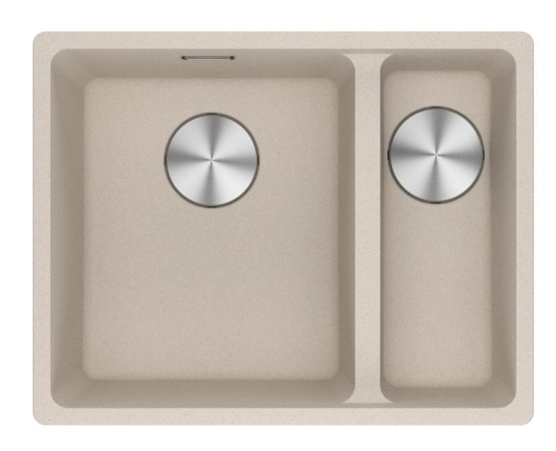 Franke Maris MRG 160-34-15 Fragranite Coffee cream sink Left undermount 125.0725.663