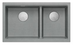 Quadri Newport II Tuplakivi Harmaa Yläasennettava Pesuallas 76x45 cm RST-tulpalla 1208971370