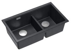 Quadri Newport II Tuplakahvi Antrasiitti Graniitti Alakaappi Allas 702 x 390 mm RST tulppa 1208971384