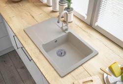 Graniteland Liri Graniittinen Beige pesuallas tiputusalustalla 765x448 mm 1208971439