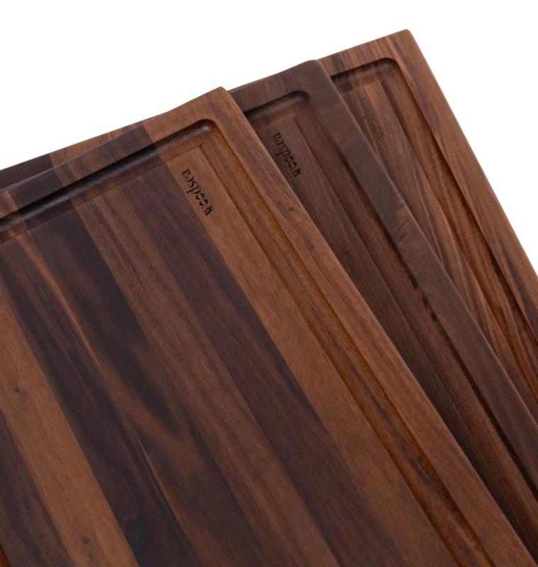 Woodsea Butcher Groove S - Saksanpähkinäpuinen leikkuulauta mehukourulla 45x30 cm 1208971534