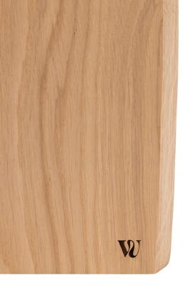 Woodsea Chop-Chop Oak S - Tammenpuinen leikkuulauta 25x24cm nahkaisella kahvalla 1208971539