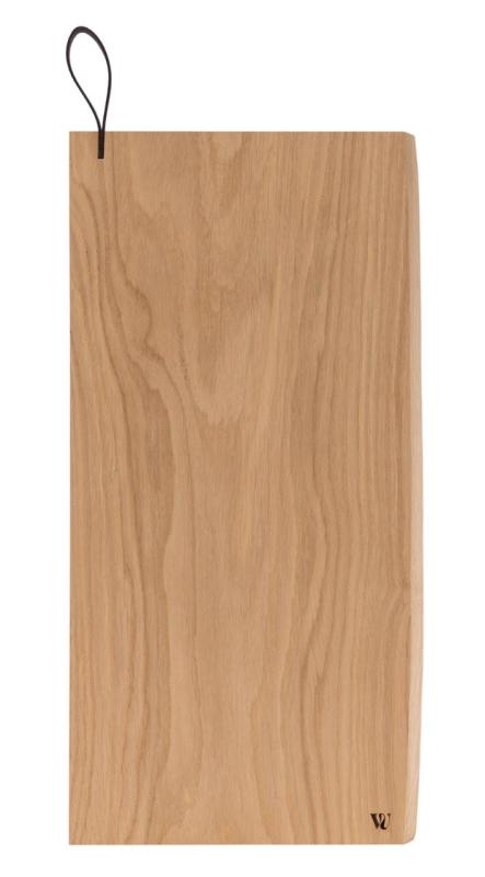 Woodsea Chop-Chop Oak XL - Tammenpuinen leikkuulauta 50x24cm nahkaisella kahvalla 1208971542