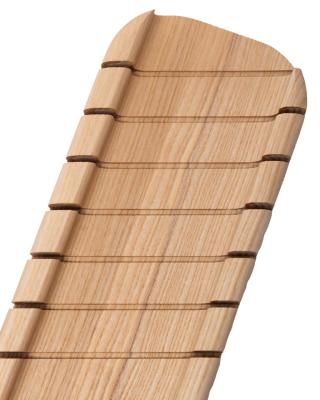 Woodsea Boardette - Ranskalaista leipää leikkaava ja tarjoileva saarnipuinen leikkuulauta 640x100 mm 1208971570