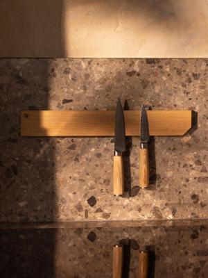 Woodsea Hold My Knife - Tammenpuinen Veitsiteline Seinä 40x6 cm 1208971598
