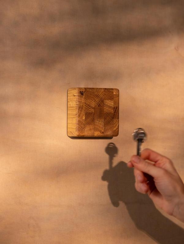 Woodsea End Grain Oak - Tammenpuinen avainkotelo 9x9 cm 1208971600