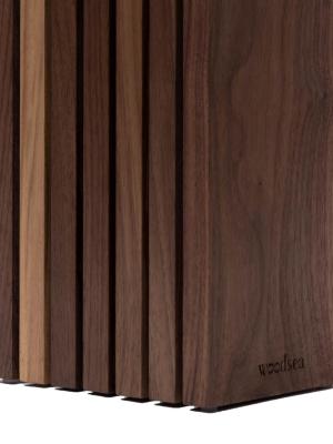 Woodsea Block Walnut M - Pähkinäpuinen Veitsiteline 17x12 cm 1208971609