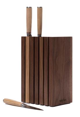 Woodsea Block Walnut M - Pähkinäpuinen Veitsiteline 17x12 cm 1208971609