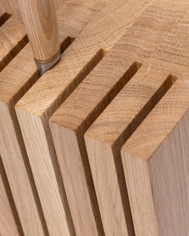 Woodsea Block Oak M - Tammipuinen Veitsiteline 17x12 cm 1208971610