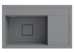 Graniteland Seta Graniitti Harmaa Tasoon asennettava tiskiallas 80x50 cm 1208971621