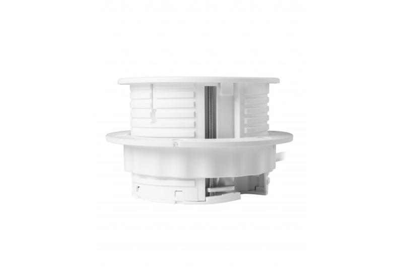 Huonekalu pistorasia RONDO, 1xSCHUKO, 1xUSB-A, 2xUSB-C, HDMI, RJ45 kaapeli 1,5 m, valkoinen