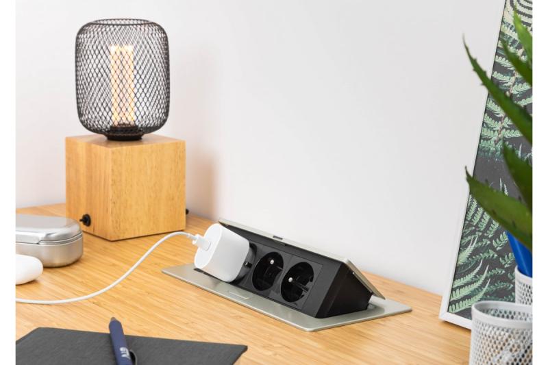 SOFT ulosvedettävä pistorasia, virtajohto 1,5 m