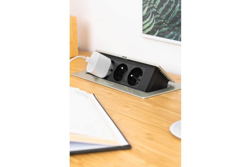 SOFT ulosvedettävä pistorasia, virtajohto 1,5 m