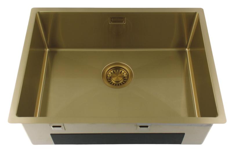 Pure.Sink Luxion Kultaiset pesualtaat 55x40 cm, alakaapin alle asennettavat, tasoon asennettavat ja päälle asennettavat PLX5540-60