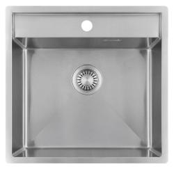 Pure.Sink Luxion Ruostumaton teräsallas 51x50 cm Tapwing, hanankorkeus PLX5150T-02