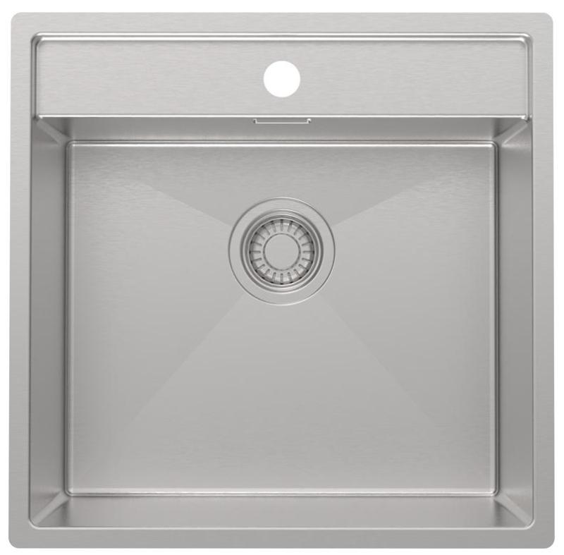 Pure.Sink Luxion ruostumaton teräsallas 51x50 cm Tapwing hananreikäpankki PLX5150T-02