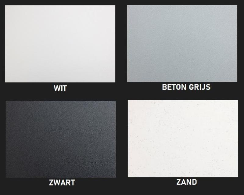 Ausmann Fibre black sink 50x40cm undermount, topmount and flushmount with automatic black plug 1208971856