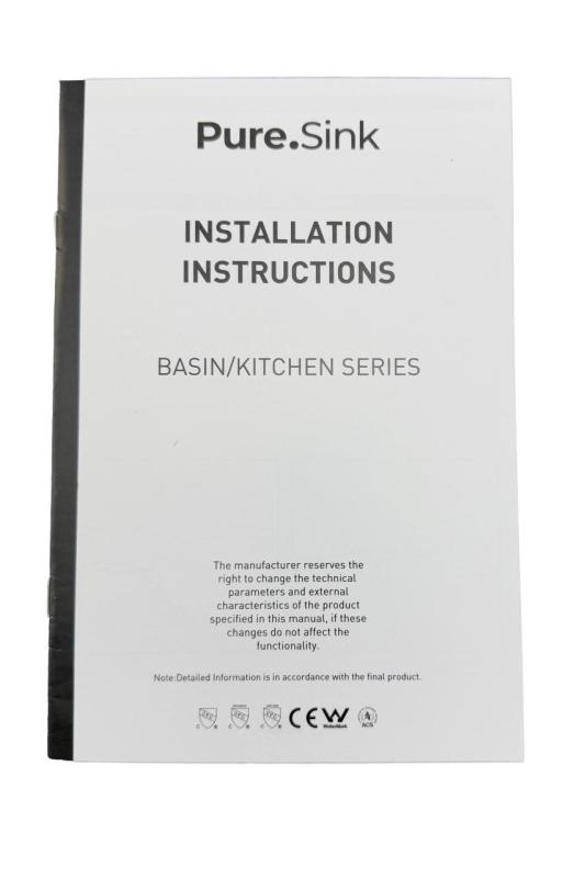 Pure.Sink Elite Steel Spark-S keittiöhana PVD-kupari vedettävällä juoksuputkella PS8041-62