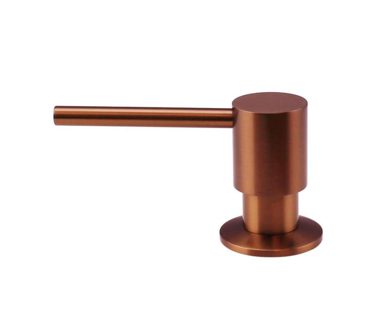 Pure.Sink Elite Steel Shine upotettava saippuannostelija PVD-kupari, täytettävissä yläpuolelta PS9010-62