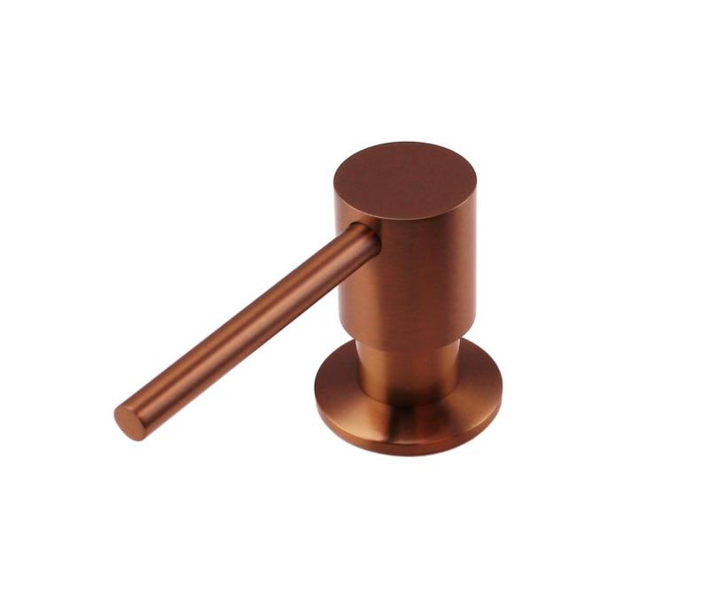 Pure.Sink Elite Steel Shine upotettava saippuannostelija PVD-kupari, täytettävissä yläpuolelta PS9010-62