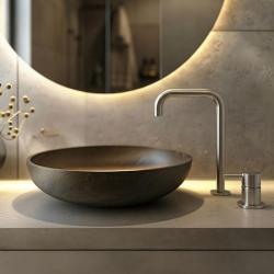 MURO TUA 2-reikäinen pesuallashana kromi, kulmainen ulostulo 1208972108