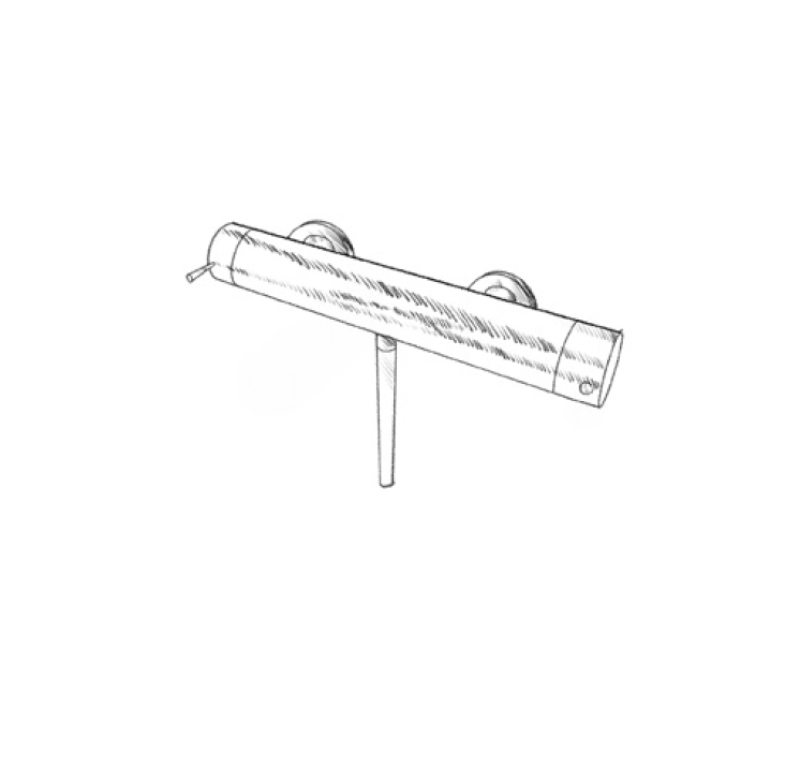 MURO TUA suihkuhanat suihkutarvikkeilla kromi M1.B1.CR