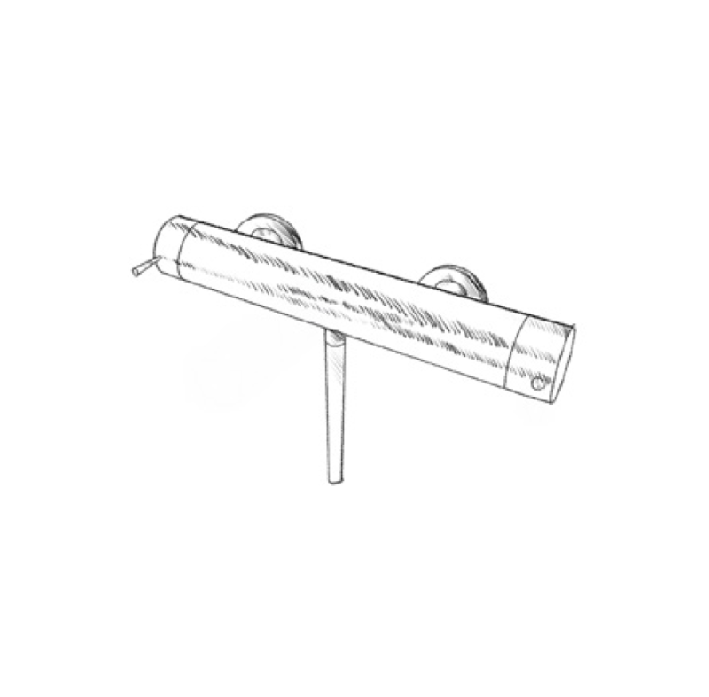 MURO TUA suihku termostaattiventtiili suihkutarvikkeilla kromi M1.B1TH.CR