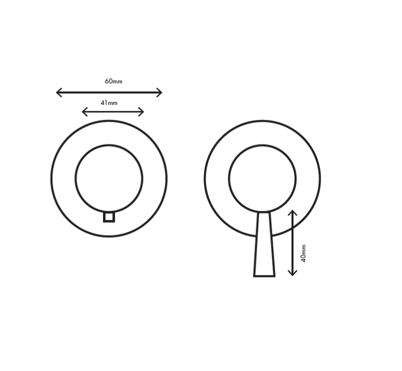 MURO TUA upotettava suihkutermostoventtiili, 3 ulostuloa, kromi M1.B33T.R.CR