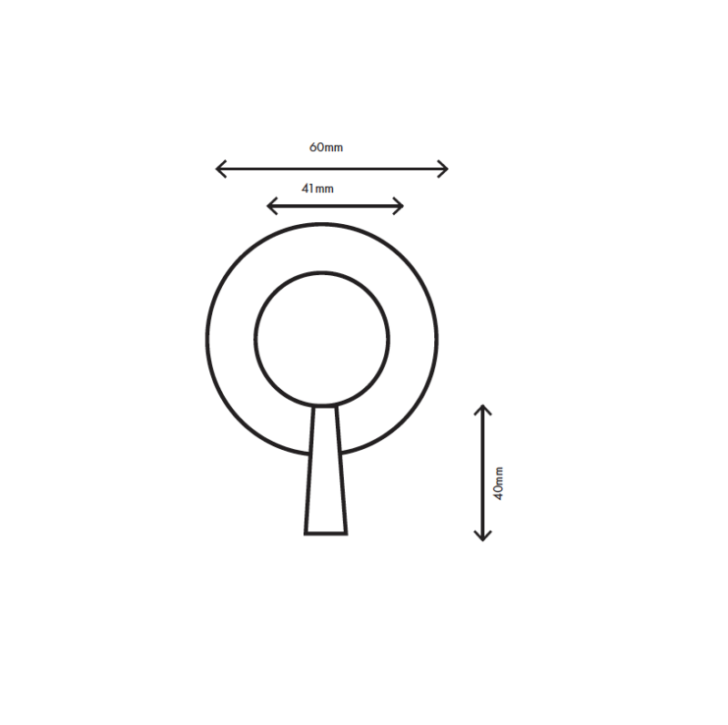 MURO TUA upotettava 3-tie-vaihtaja kromi M1.B33.3.CR