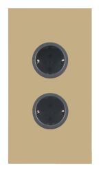 Indux Corner Еnergiezuil, 2 pistorasiaa, maadoitettu, kultainen 1208972283