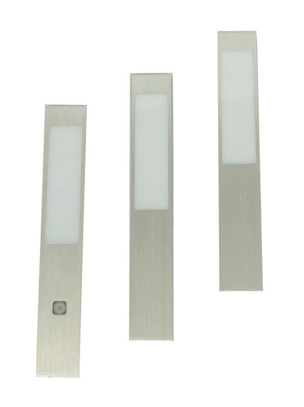 Indux Nex Keittiön LED-valosarja 3x3 W, integroitu kosketusohjattu himmennin, alumiini 1208972335