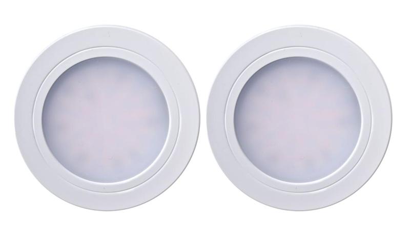 Indux Luma pieni sisäänrakennettu keittiö LED-spot-sarja 2 spotia LED-ohjaimella Valkoinen 1208972375