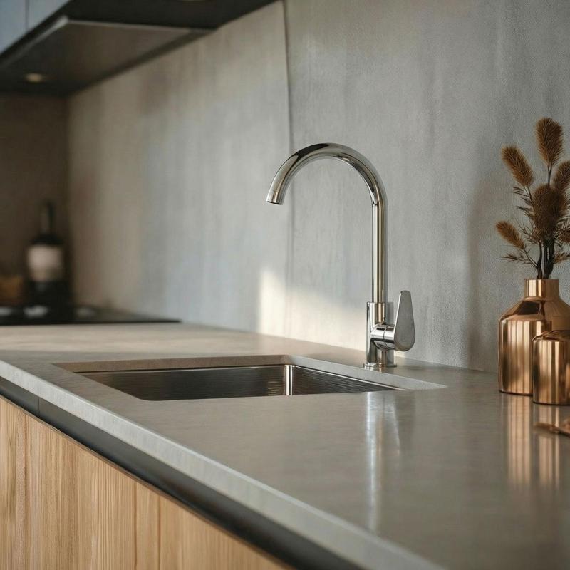 Aquanello Casa Kromi Yhden vivun keittiöhanat CR-1201-CS